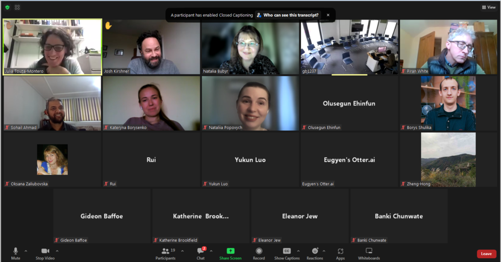 Відбувся черговий семінар в межах співробітництва кафедри з Університетом Йорку (Велика Британія)