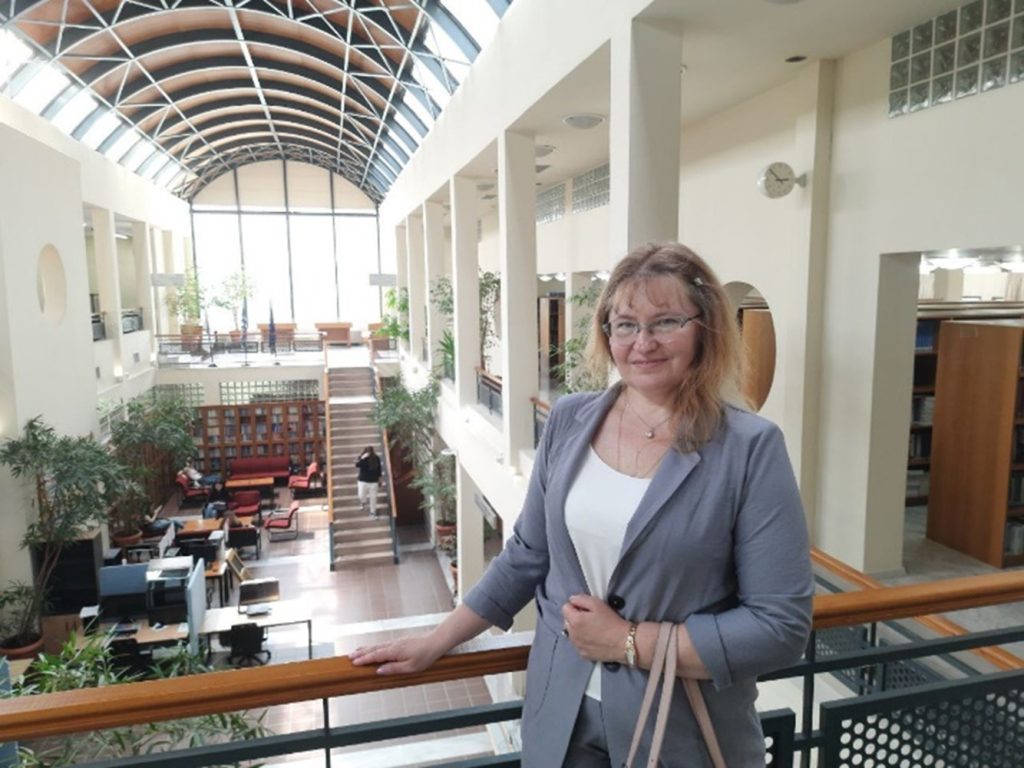 Доцент Наталя БУБИР взяла участь у програмі академічної мобільності ERASMUS+ для викладання в університеті Західної Аттики (Афіни, Греція)