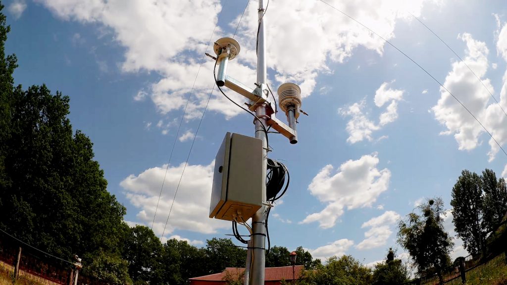 Автоматичну метеостанцію кафедри на ННГБ "Гайдари" зареєстровано у відомчій мережі гідрометеорологічної служби України