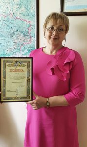 Декан факультету Віліна Пересадько та доцент кафедри фізичної географії та картографії Олена Сінна нагороджені подякою Прокуратури Харківської області