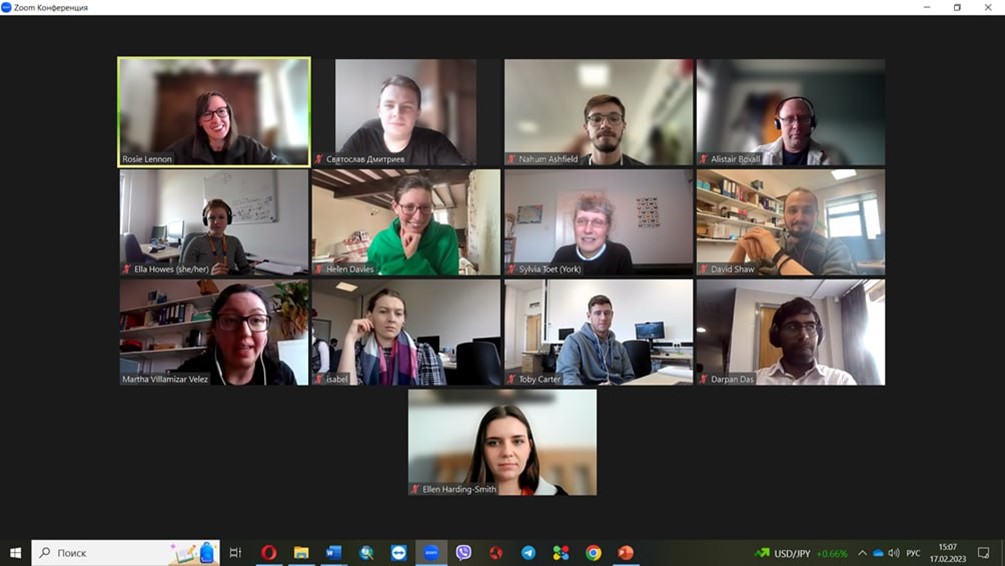 Участь кафедри у міжкафедральних семінарах Йоркського університету