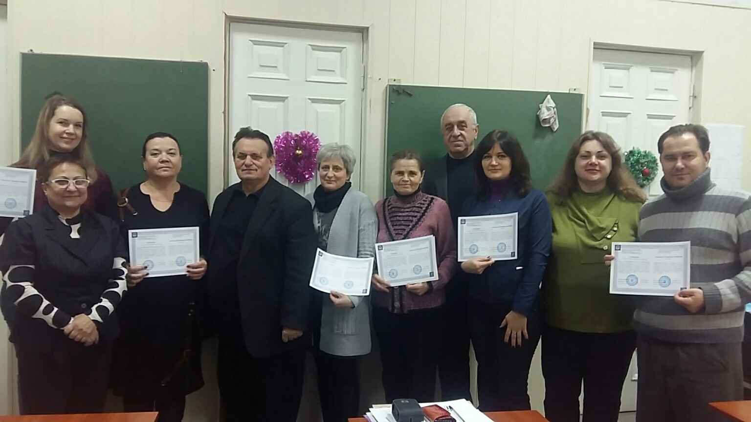 Відбувся перший випуск вчителів і викладачів географії, які навчалися на курсах підвищення кваліфікації